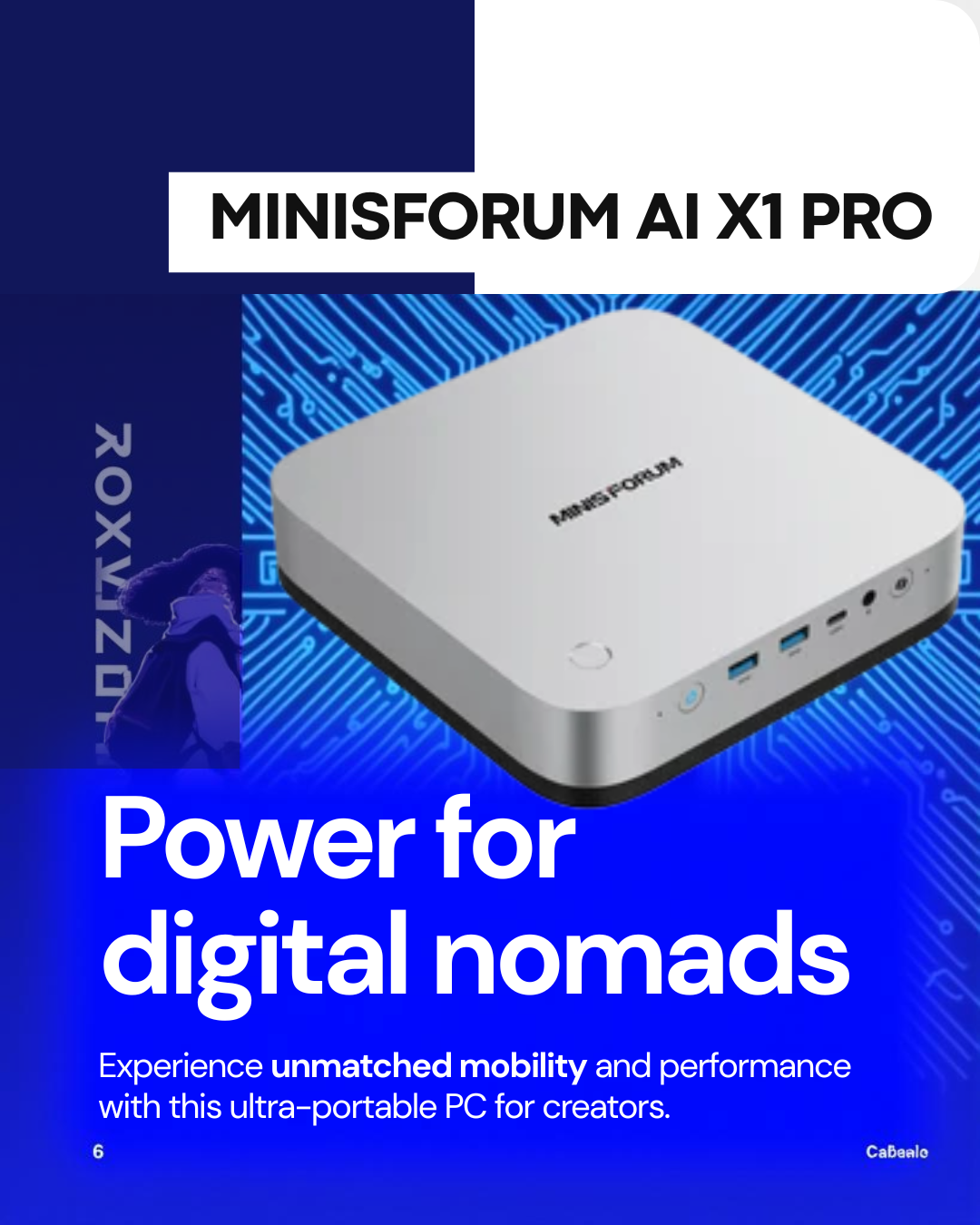 Minisforum AI X1 Pro - Nomad Edition